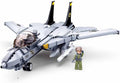 F-14D Fighter Tomcat Building Bricks Set with 1 Figure, 404 Pieces S170881