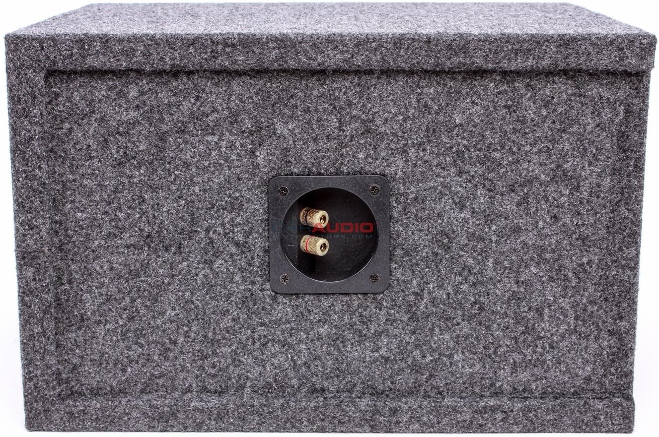 Single 8" SPL Bass Subwoofer Stereo Enclosure Pack of 2 I216273