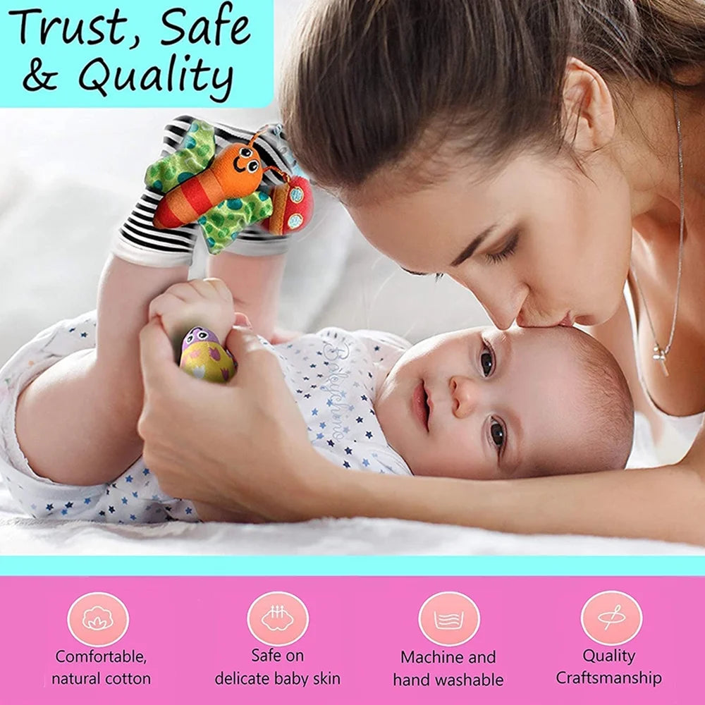 Baby Rattle Socks and Wrist Rattles M99852