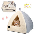 Cat Cave Bed with Removable Washable Cushioned Pillow S88589