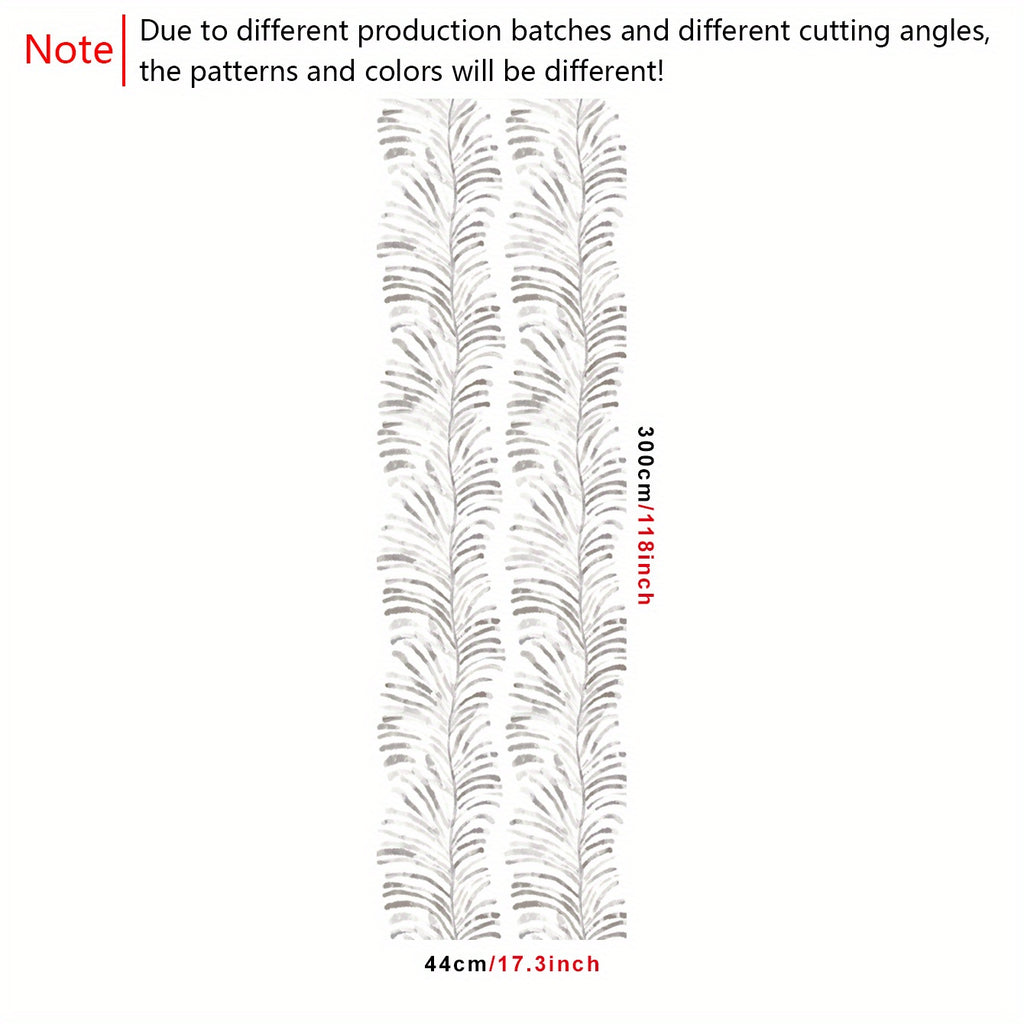 Modern Leaves Branch Peel And Stick Wallpaper H465