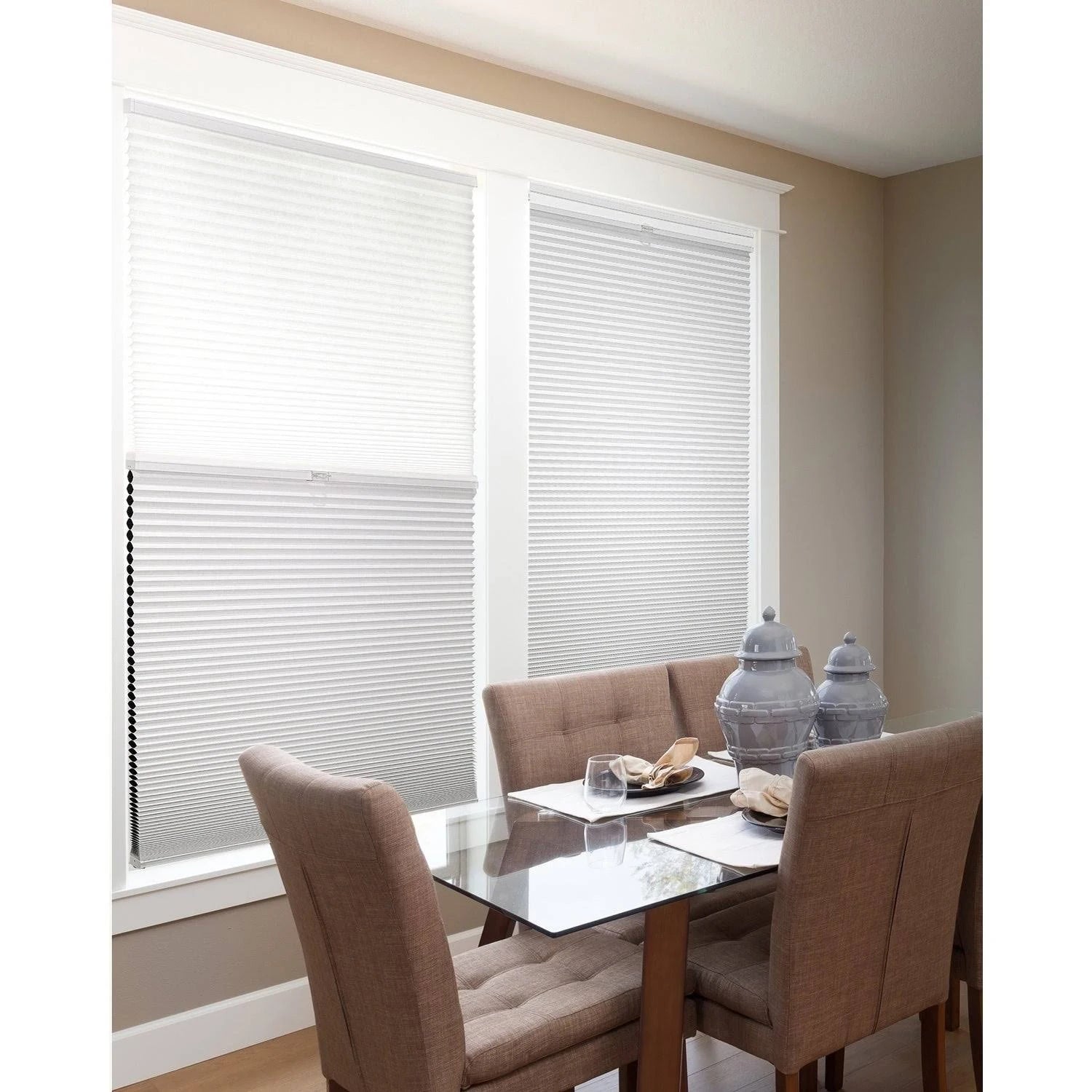 Cordless Cellular Shades Cotton 27x22 x 48x22 Y372365