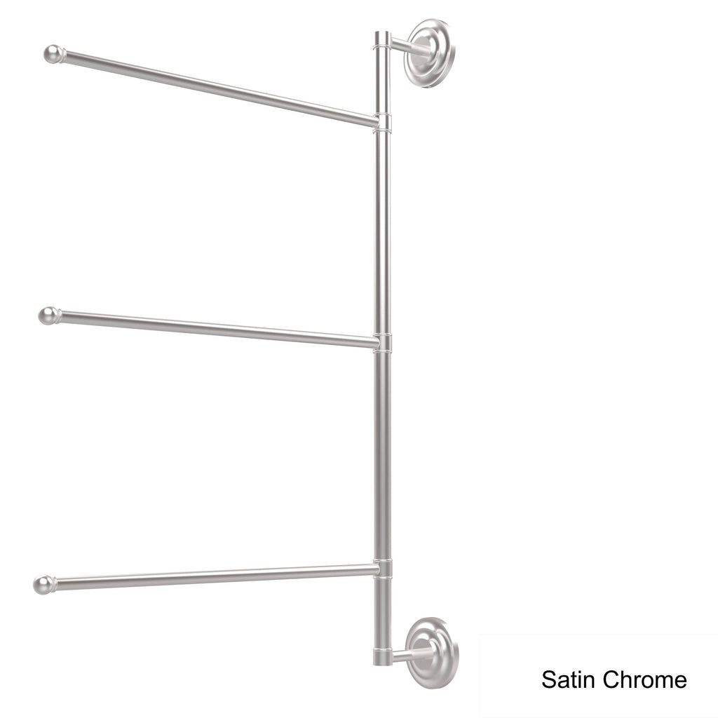 Satin Nickel 28-in Swing Arm Towel Bar G5256