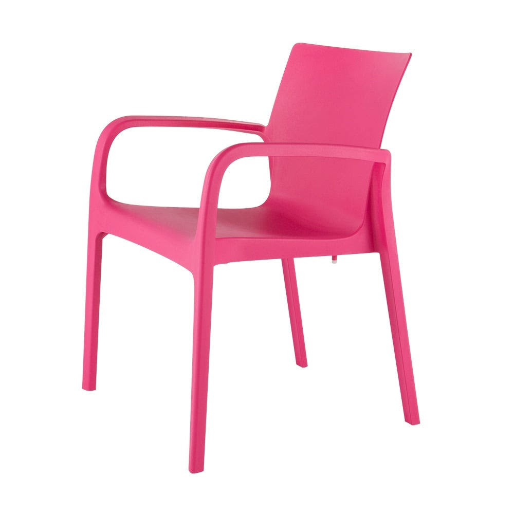 Green Stackable Dining Armchair, Set of 2 J237465
