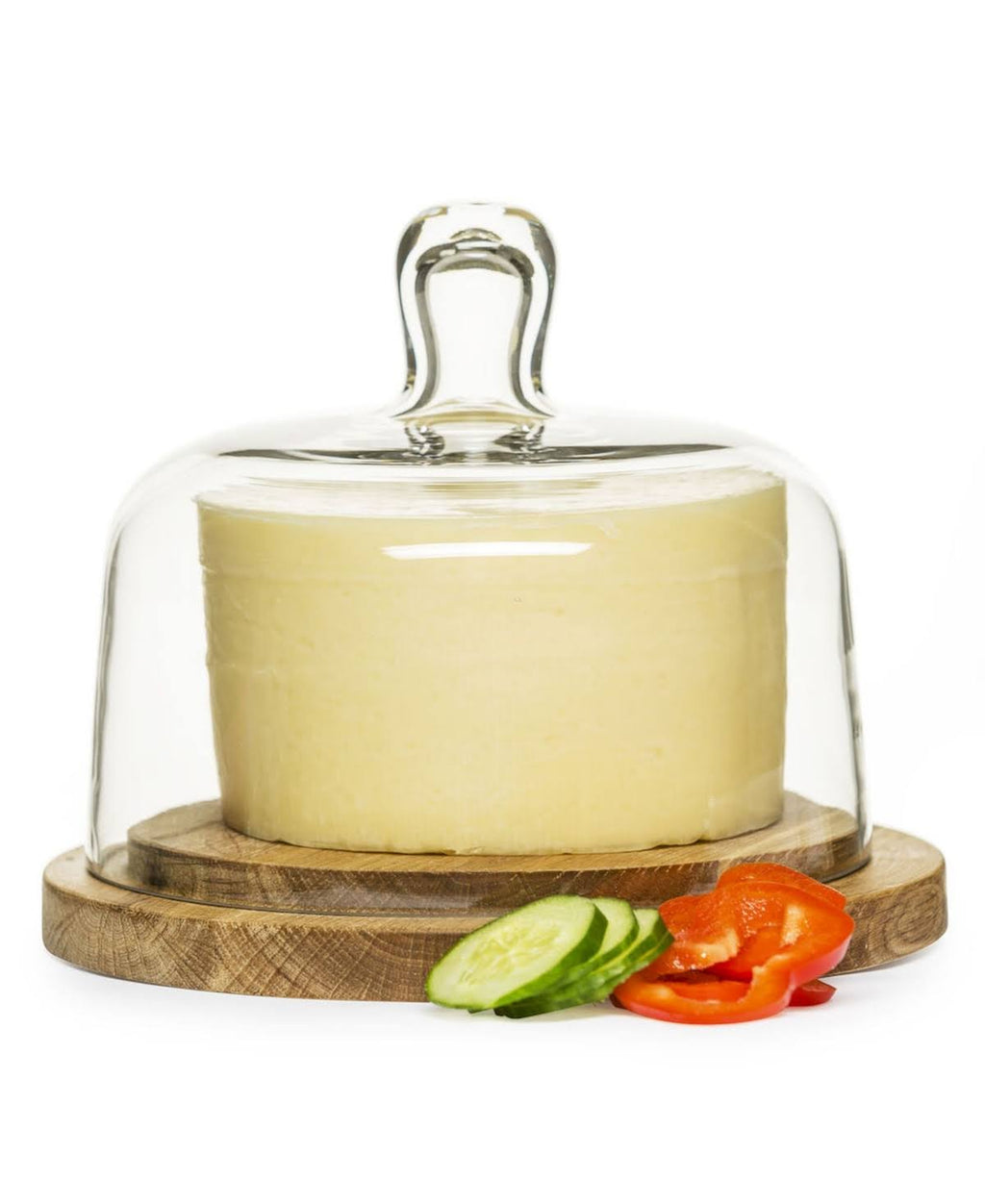 Oak Cheese Dome T8370