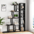 5-Tier Black Corner Ladder Shelf K352