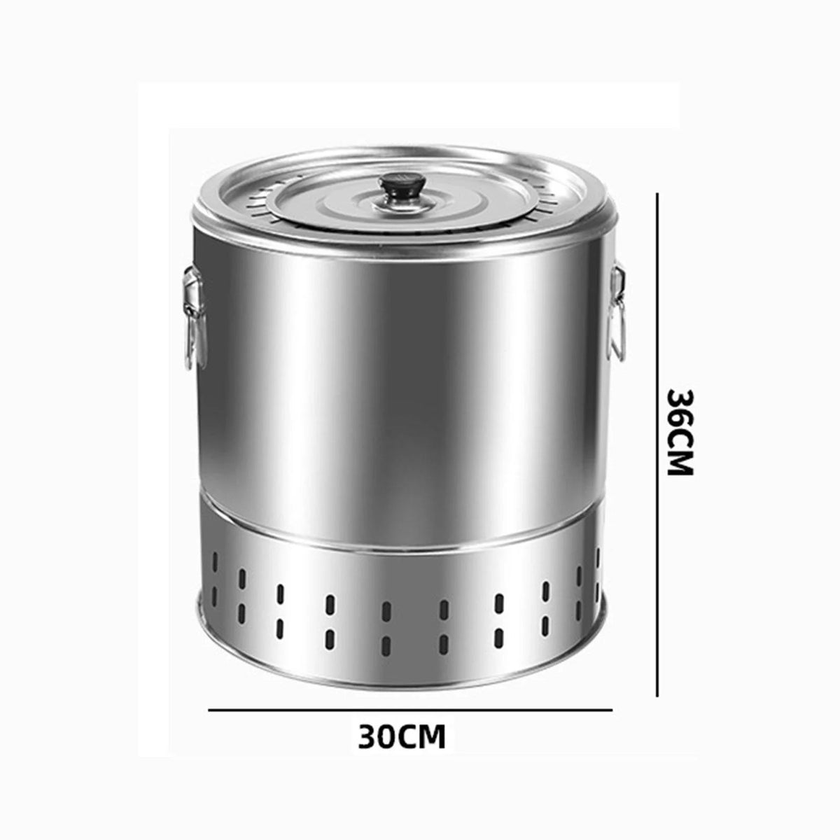 Compact Windproof Steel BBQ Grill Stovetop Q62129