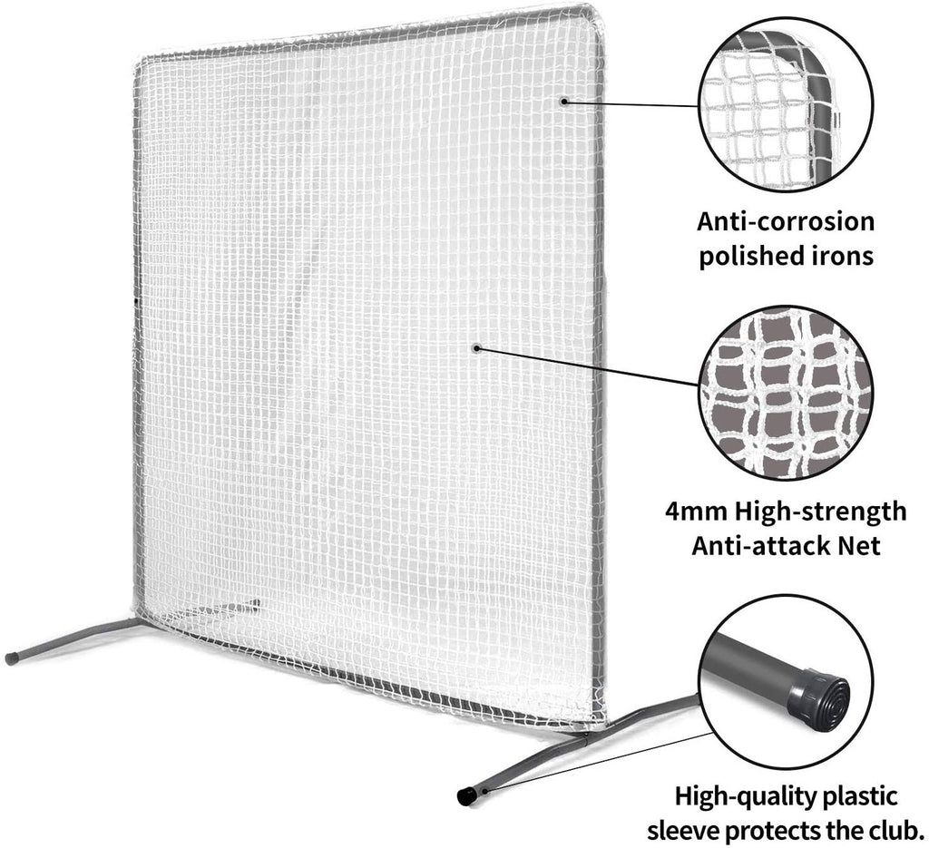 Black 7ftx7ft Baseball Net L204090