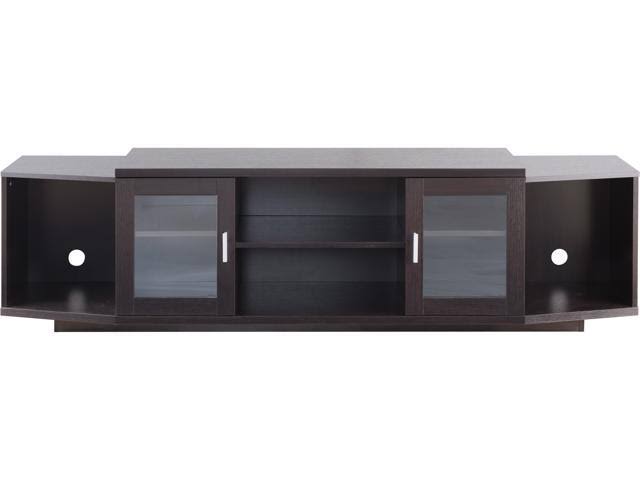 72-Inch Wood TV Stand in Cappuccino P811553