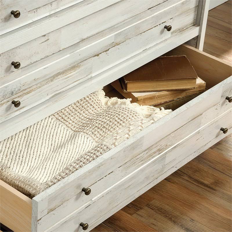 White Plank 3-Drawer Chest U991