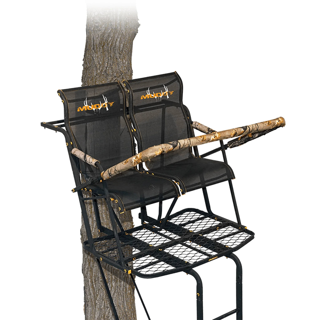 2 Pack 17 Foot 2 Person Deer Hunting Ladder Tree Stand L6090