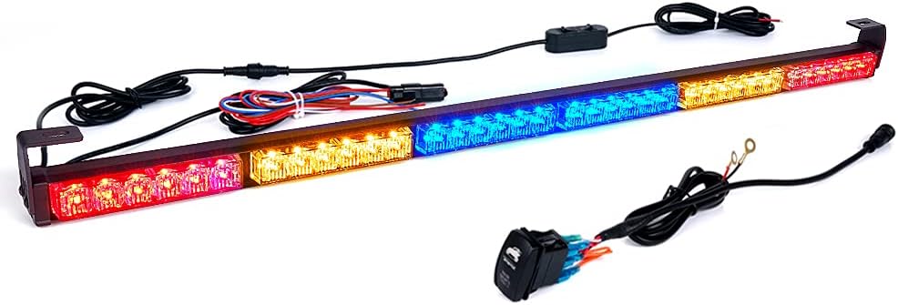 36" Offroad Rear Chase LED Strobe Light Bar with Turn Signal Brake Reverse Light S99016