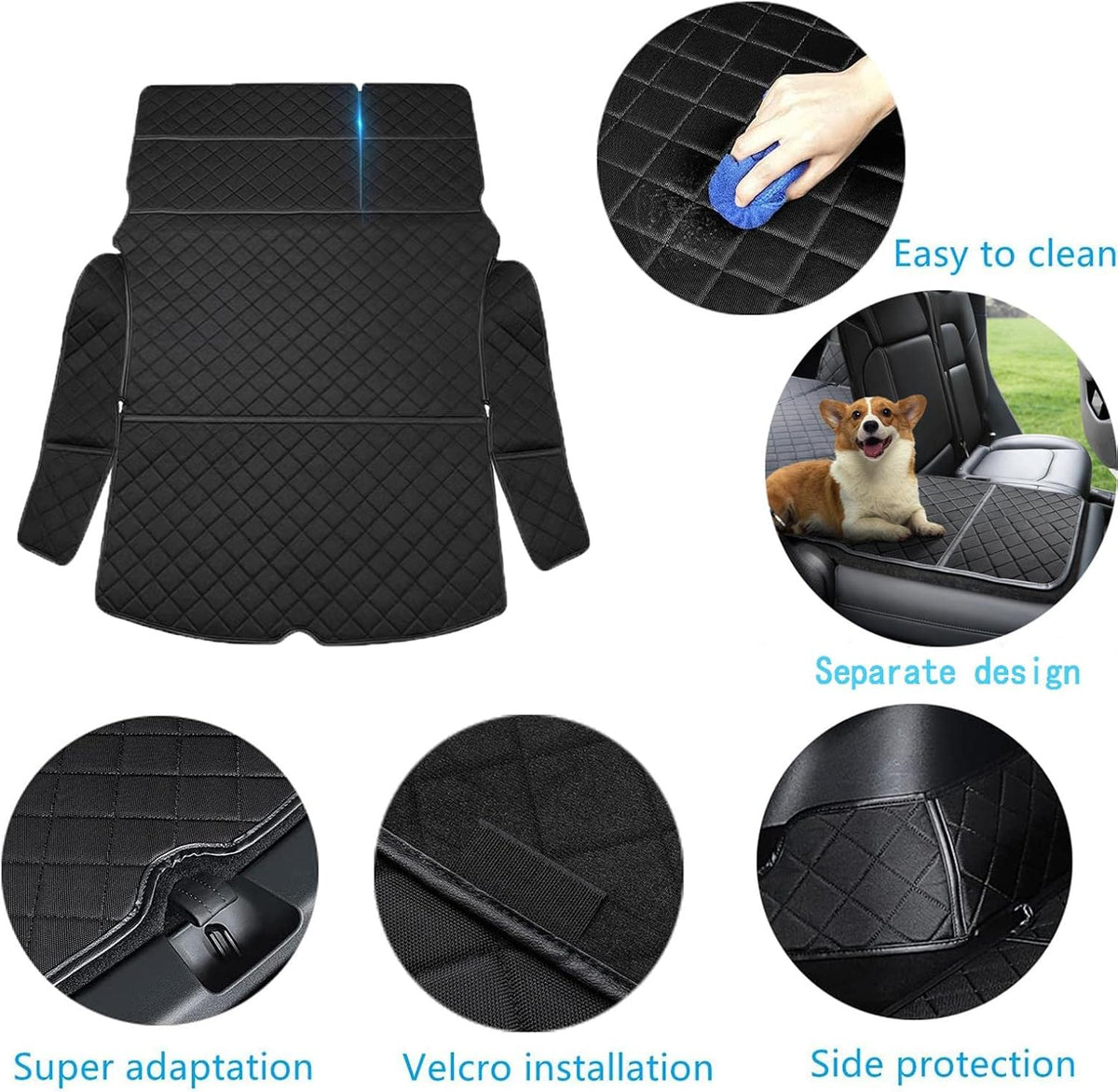Black Waterproof Trunk Mat Cargo Liner for Tesla Model Y L562340