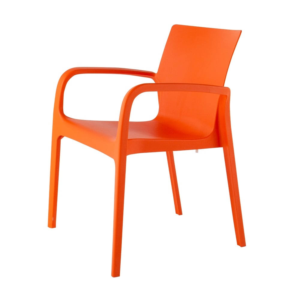 Green Stackable Dining Armchair, Set of 2 J237465