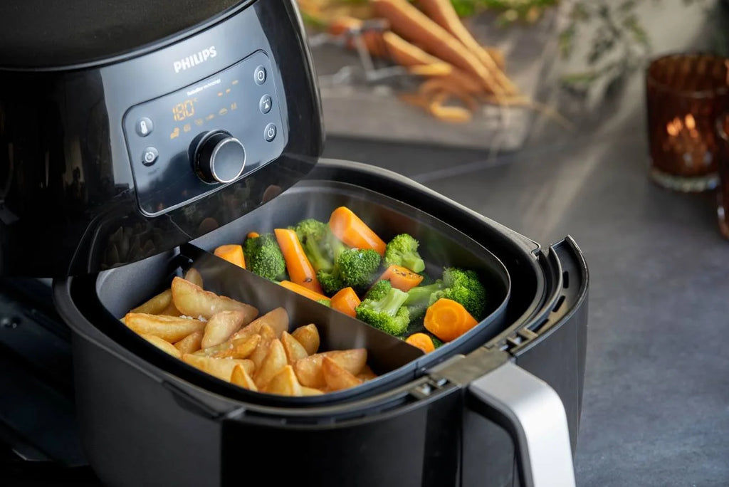 Party Accessory Kit with Double Layer Rack and Basket Divider for Philips Airfryer XXL L713596