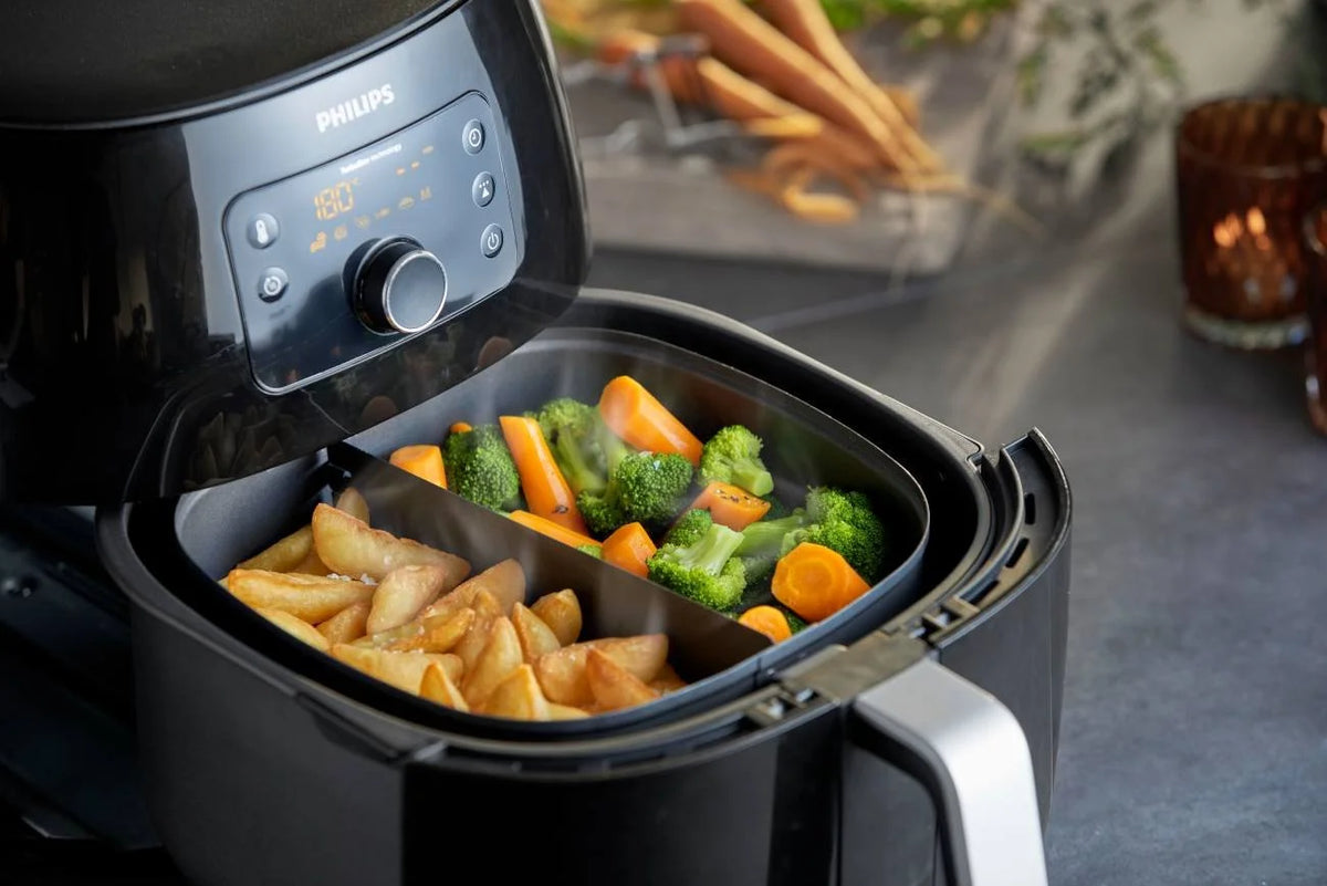 Party Accessory Kit with Double Layer Rack and Basket Divider for Philips Airfryer XXL L713596