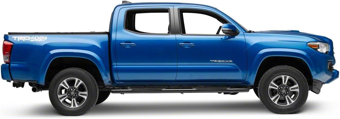 Black 5-Inch Oval Bent End Side Step Bars A16512