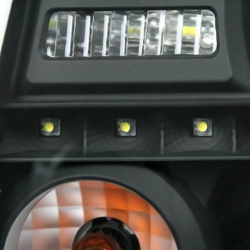 Black Halo Projector Headlights F7667