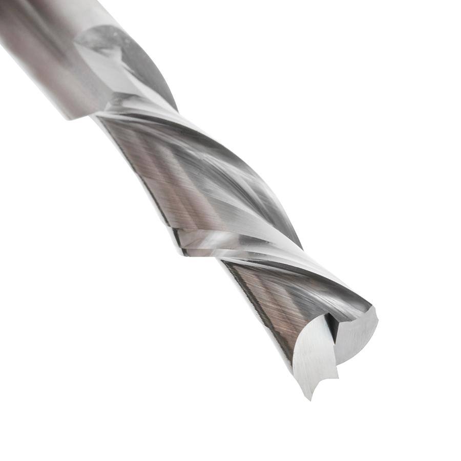 Solid Carbide Spiral Plunge 1/2 Dia x 2 x 1/2 Shank Down-Cut V4117