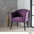 Purple Fabric Arm Chair B2839