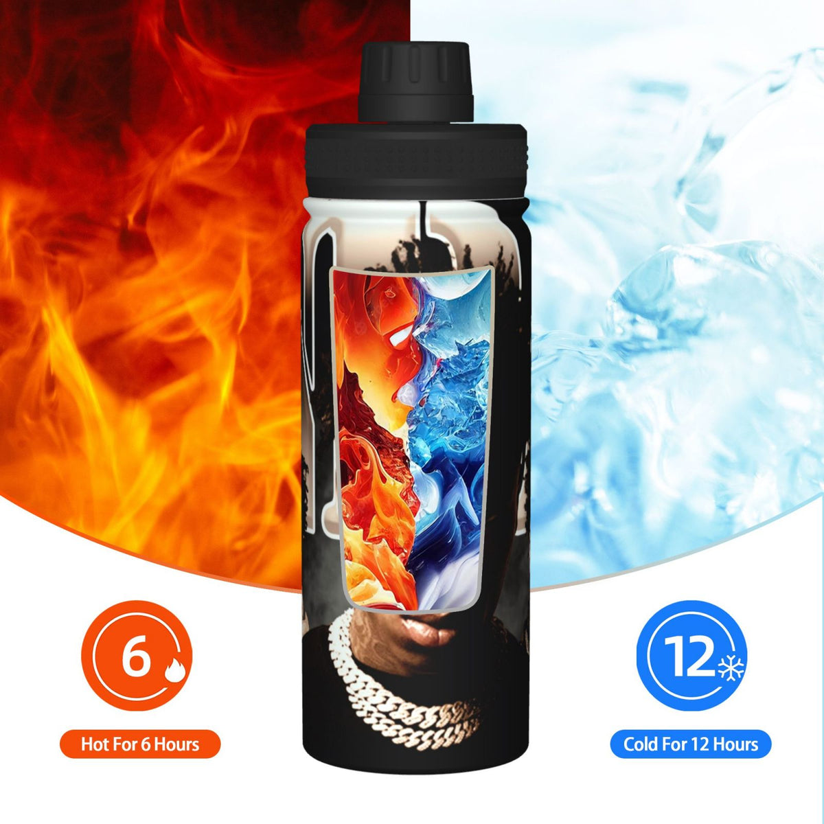 18OZ Stainless Steel Insulated Water Bottle S1878