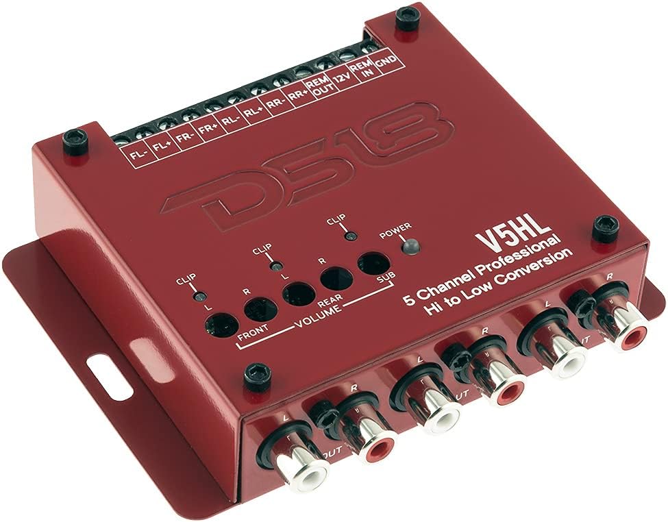 5-Channel Line Out Converter with RCA Adapter, Pack of 2 M733418