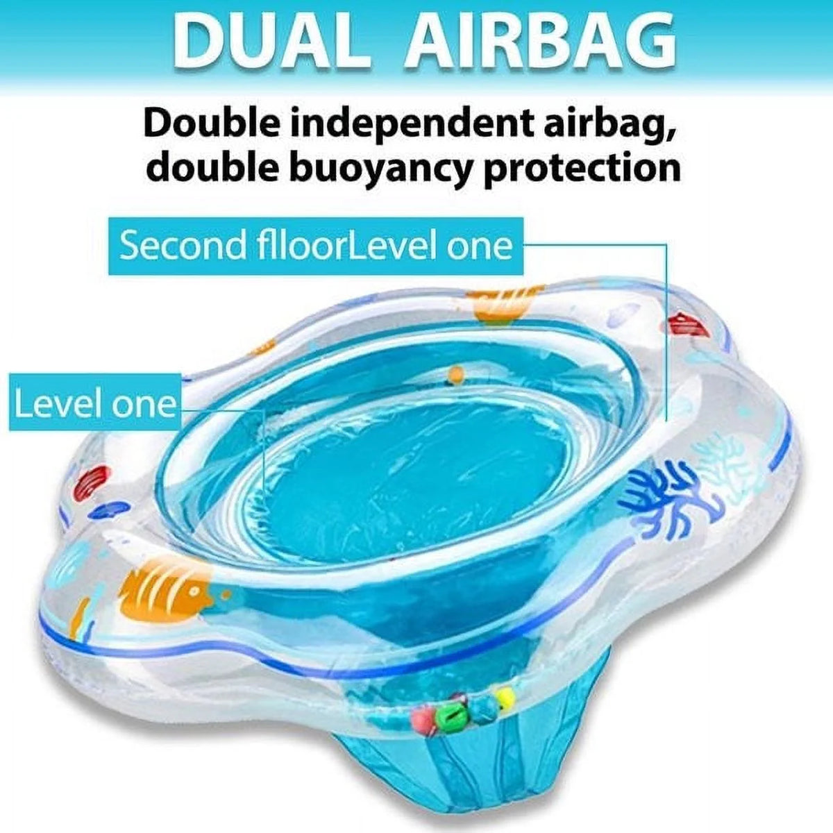 Pink PVC Baby Swimming Pool Ring N76389