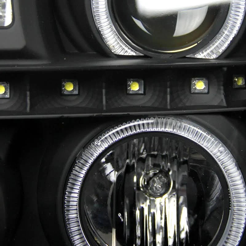 Black Halo Projector Headlights F7667