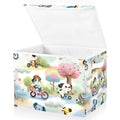Foldable Storage Baskets with Lids D4639