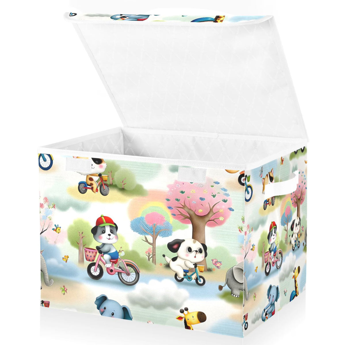 Foldable Storage Baskets with Lids D4639