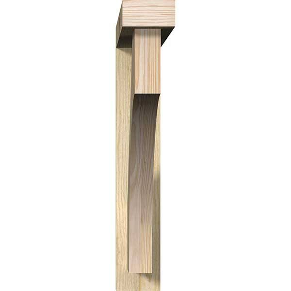 Rough Sawn Douglas Fir Bracket with Offset Brace K116
