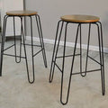 Bar Stool, Maple, Black B75389