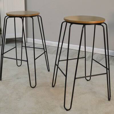 Bar Stool, Maple, Black B75389