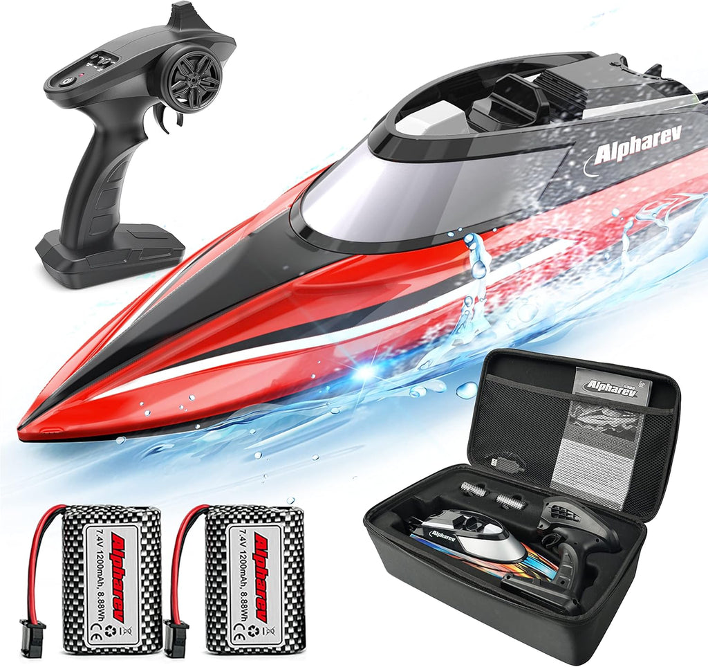 20+ MPH 2.4 GHZ Remote Control Boat with Case L6908