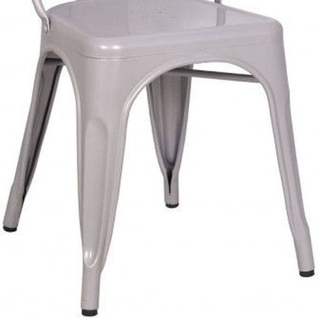Silver Side Chair Set of 2 V695
