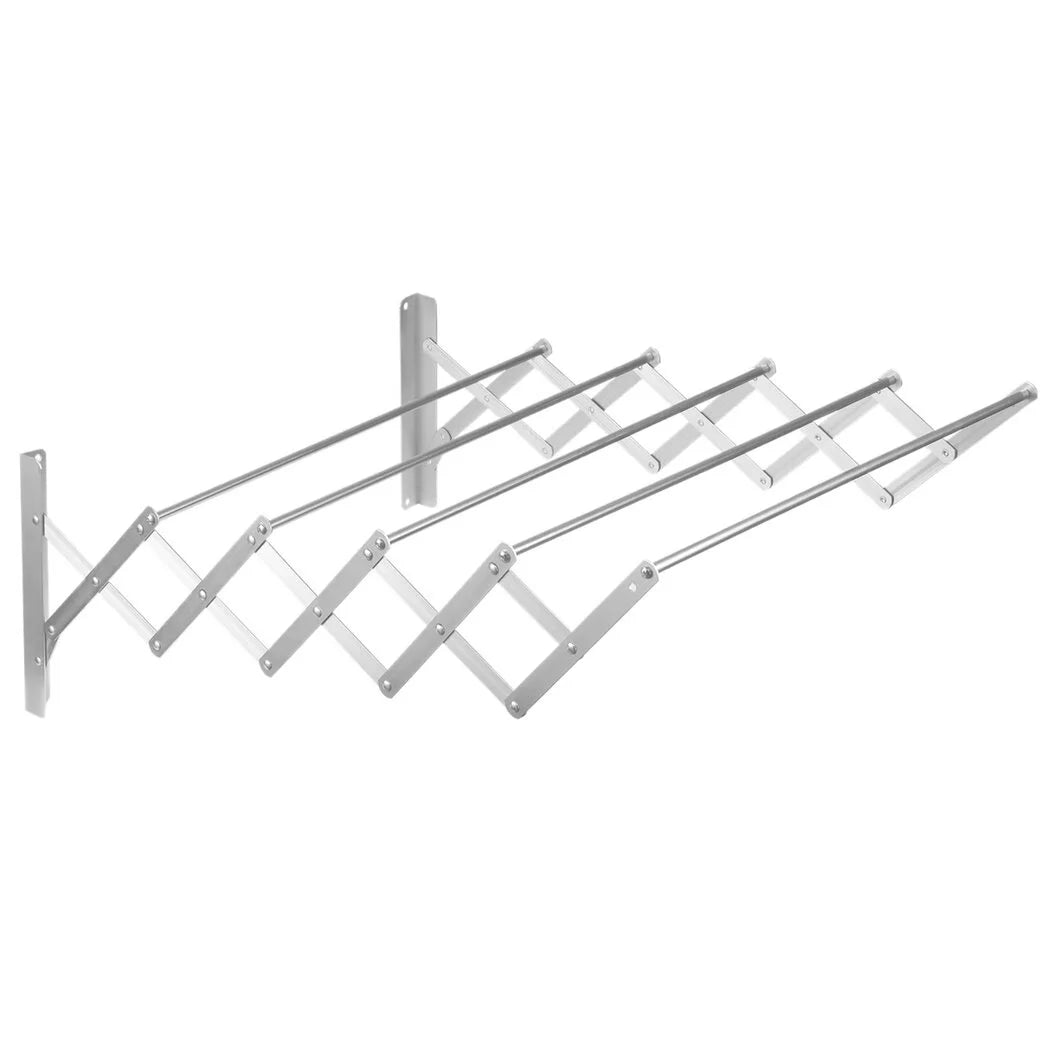 Wall Mounted Extendable Stainless Steel Clothes Drying Rack V2847