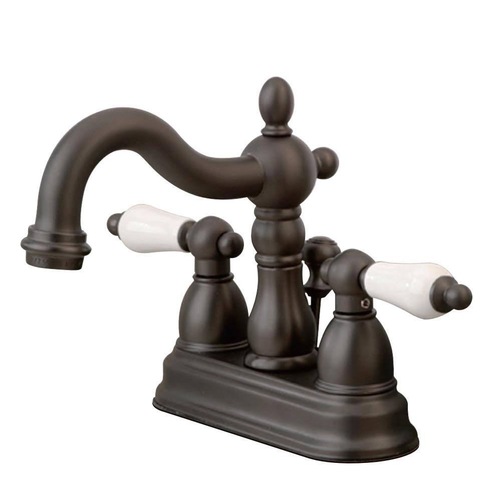Polished Brass Centerset Lavatory Faucet with Retail Pop-Up T710889