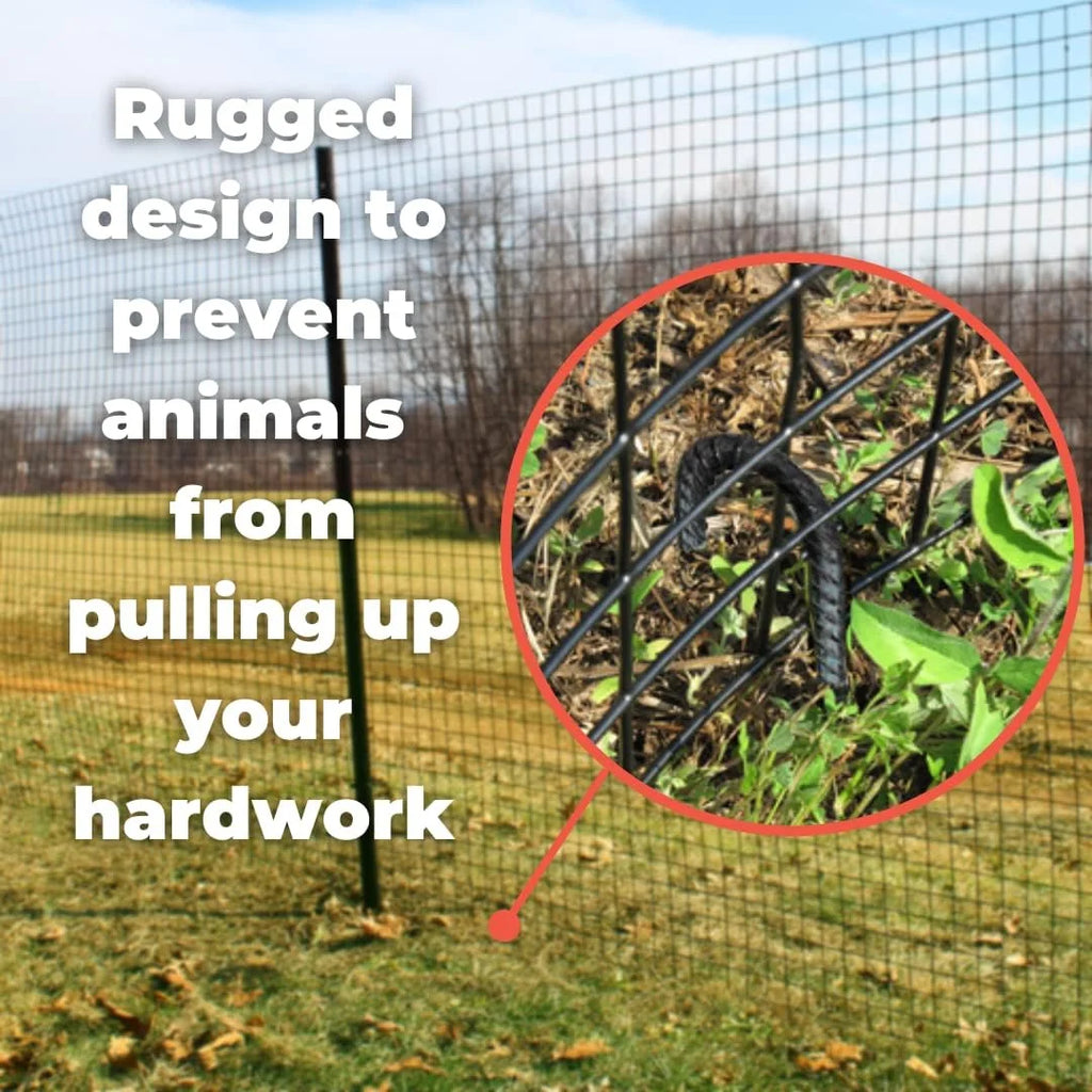 Heavy Duty J Hook Ground Stakes (100 Pack) P11452