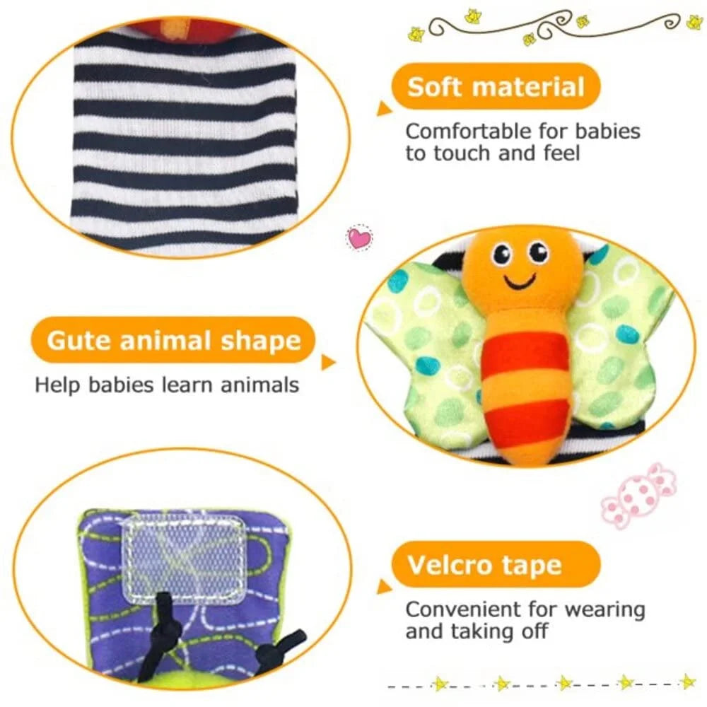 Baby Rattle Socks and Wrist Rattles M99852