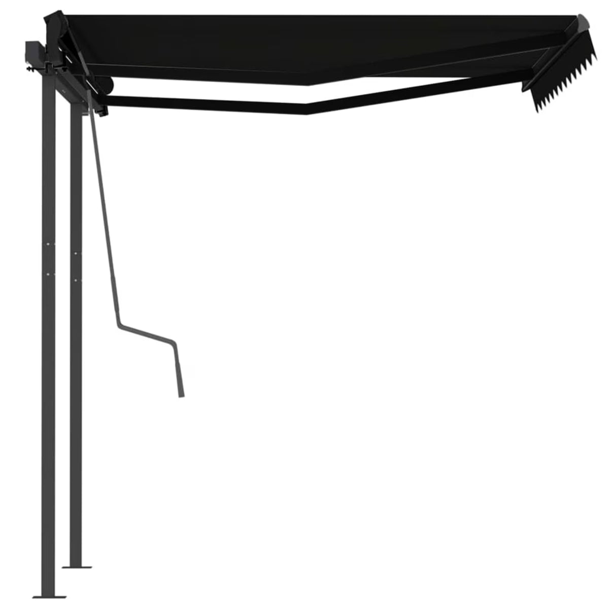 Manual Shelter Sun Shade Patio Canopy 118.1 X 98.4 Inches Y8775