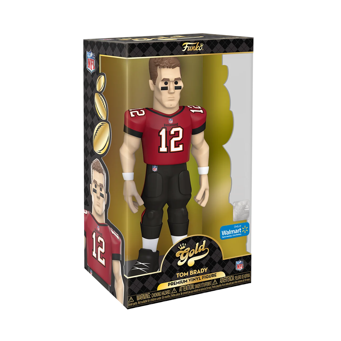 Gold 12" NFL Buccaneers Tom Brady with Chase N539850