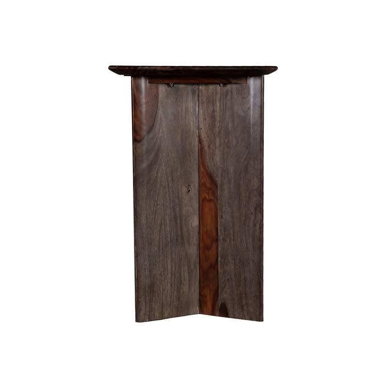 Gray Solid Sheesham Wood Console Table X91150