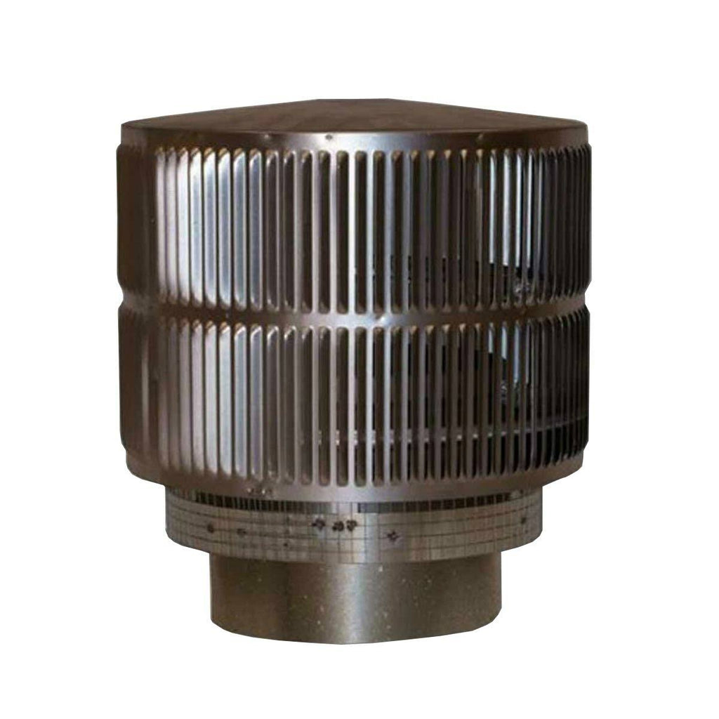 Superior Round Chimney Cap with Louvered Screen G7639