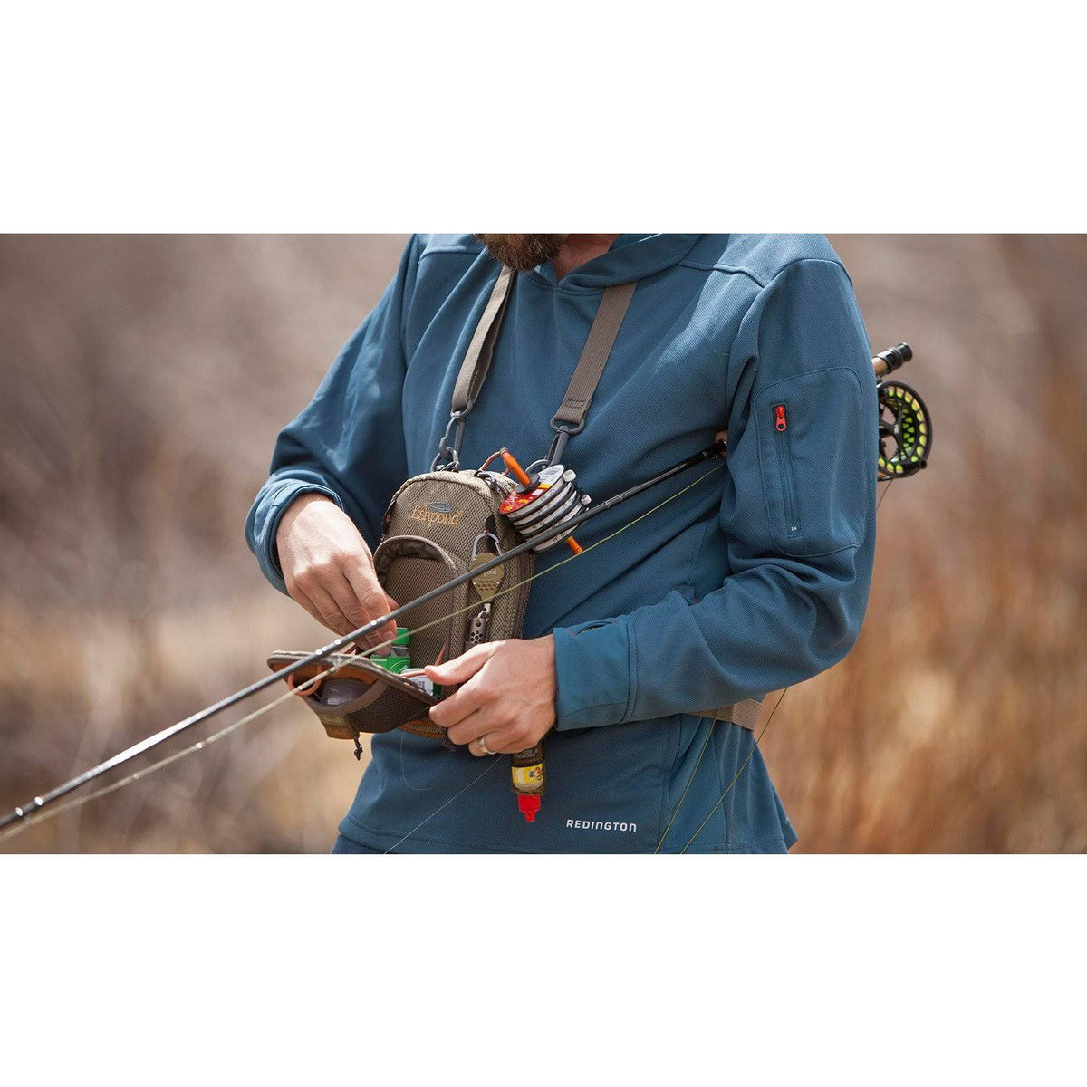 Sand Saddle Brown Vertical Chest Pack N8027