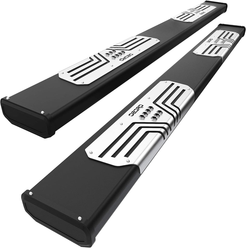 Black Aluminum Side Step Running Boards Nerf Bars H318