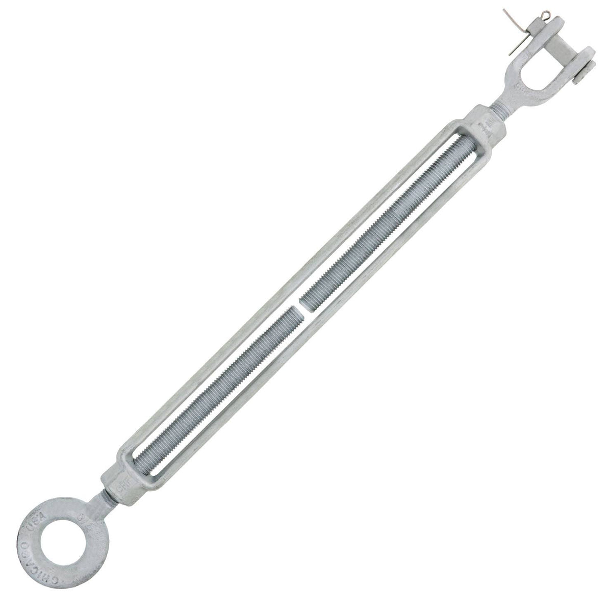 7/8 x 18 Hot Dip Galvanized Jaw x Eye Turnbuckle F856889