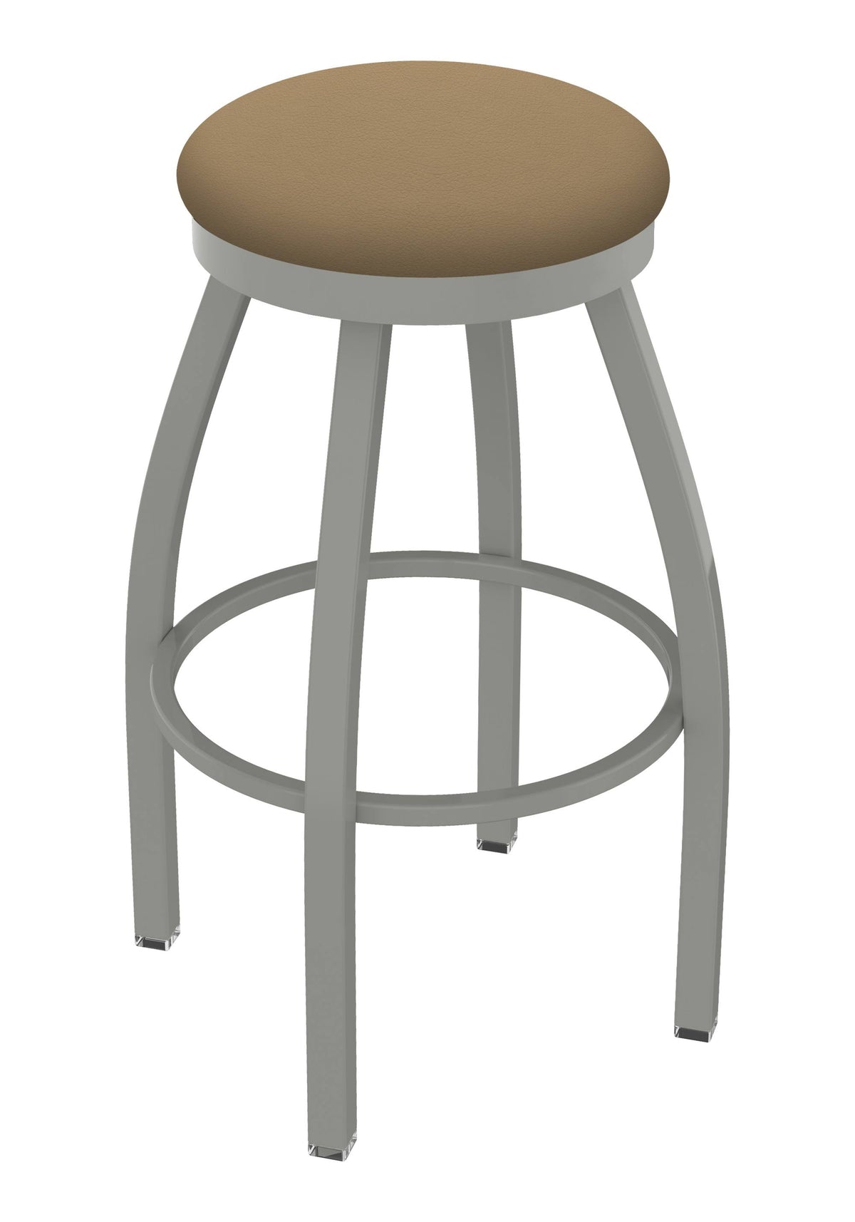 30x22 Swivel Bar Stool with Anodized Nickel Finish G7857