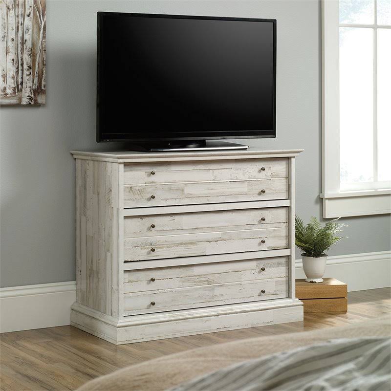 White Plank 3-Drawer Chest U991