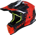 Black-Orange Motocross Helmet Y69376