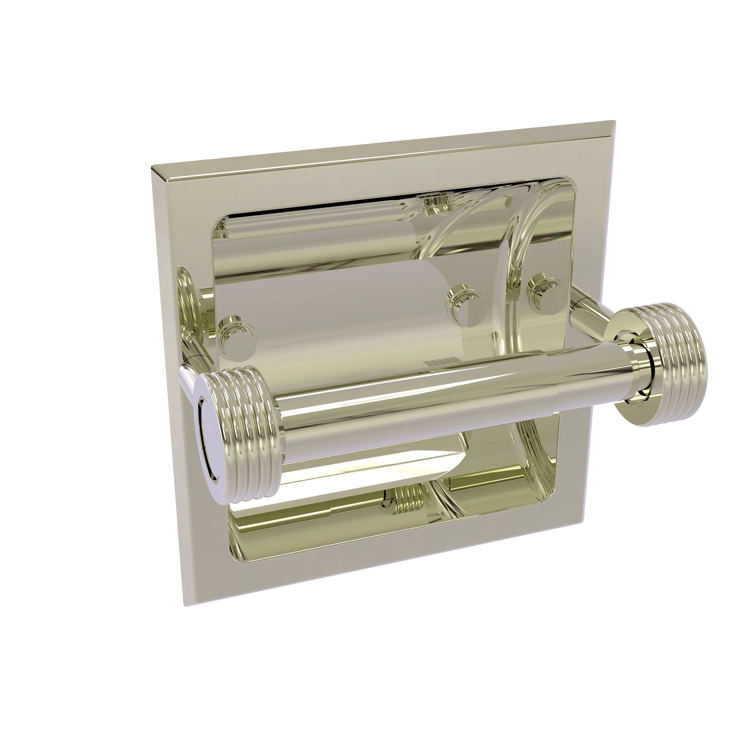 Recessed Toilet Tissue Holder Matte Gray P873